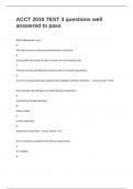 ACCT 2010 TEST 3 questions well answered to pass