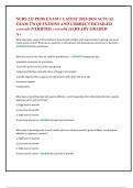NURS 232 PEDS EXAM 1 LATEST 2023-2024 ACTUAL  EXAM 270 QUESTIONS AND CORRECT DETAILED  ANSWERS &lpar;VERIFIED ANSWERS&rpar; &vert;ALREADY GRADED  A&plus;  