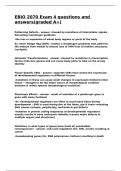 CU BOULDER EBIO 2070 GENETICS EXAM 1questions and answers&lpar;graded A&plus;&rpar;&period;