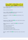 Glynco BOP 1 UPDATED ACTUAL  Questions And CORRECT Answers