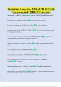 Electrician Apprentice UPDATED ACTUAL  Questions And CORRECT Answers