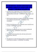 NIC Esthetics Exam Questions And  Answers Complete Questions With  Correct Answers Graded A&plus; 