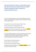 BSN HESI 366 RN EXIT EXAM V1 EXAM LATEST 2024-2025 WITH 128 ACTUAL QUESTIONS AND CORRECT VERIFIED ANSWERS ALREADY GRADED A&plus; 100&percnt;GUARANTEED PASS&excl;           