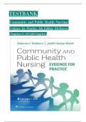 TEST BANK - DeMarco & Walsh&comma; Community and Public Health Nursing&colon; Evidence for Practice 4th Edition&comma; All Chapters 1 to 25 complete Verified editon ISBN&colon; 9781975196554