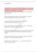 ABG 302 FINAL EXAM NEWEST 2024 ACTUAL EXAM COMPLETE  QUESTIONS AND CORRECT DETAILED ANSWERS &lpar;VERIFIED ANSWERS&rpar;