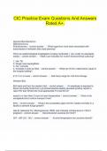 CBIC CIC bundled exam updated 2024&period;
