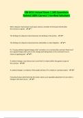 CM 4211 Actual Exam &vert; 102 Questions Solved 100&percnt; Correct &vert; Verified Solutions
