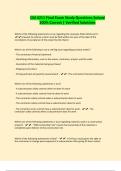 CM 4211 Final Exam Study Questions Solved 100&percnt; Correct &vert; Verified Solutions