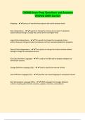 CS6400 Exam Prep Questions and Answers Verified 100&percnt; Correct