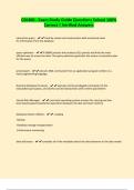 CS6400 - Exam Study Guide Questions Solved 100&percnt; Correct &vert; Verified Answers