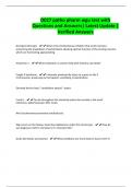 D027 patho pharm wgu test with Questions and Answers&vert; Latest Update &vert; Verified Answers