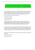 D027 WGU pathopharm Exam with Questions and Answers&vert; Latest Update &vert; Verified Answers