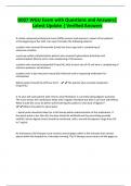 D027 WGU Exam with Questions and Answers&vert; Latest Update &vert; Verified Answers