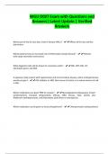 WGU D027 Exam with Questions and Answers&vert; Latest Update &vert; Verified Answers