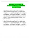 D027 WGU Actual Exam &vert; 102 Questions and Answers&vert; Latest Update &vert; Verified Answers