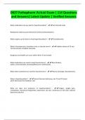 WGU D027 patho pharm EXAMS BUNDLE &vert;Questions Solved 100&percnt; Correct&vert; Verified Solutions-Newest 2025