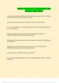 Drivers Training Test &vert; 55 Questions and Answers 100&percnt; Solved