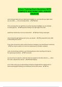 Drivers Training Exam Questions WITH COMPLETE SOLUTIONS 100&percnt; VERIFIED ANSWERS