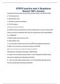 STRTP practice test 4 &vert;Questions Solved 100&percnt; Correct