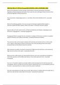 MLPAO MLA&sol;T FINAL Exam QUESTIONS AND ANSWERS 2024