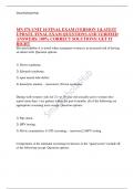 MN 576 UNIT 10 FINAL EXAM &lpar;VERSION 1&rpar;LATEST UPDATE &sol;FINAL EXAM QUESTIONS AND VERIFIED ANSWERS&vert; 100&percnt; CORRECT SOLUTIONS&sol; GET IT RIGHT
