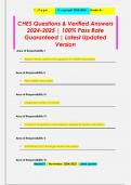 CHES Questions & Verified Answers  2024-2025 &vert; 100&percnt; Pass Rate  Guaranteed &vert; Latest Updated  Version