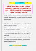 CHES Certification Exam Review Questions & Verified Answers 2024- 2025 &vert; 100&percnt; Pass Rate Guaranteed  &vert; Latest Updated Version