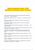 Zaxby's Certification Exam &ndash; BOH Questions And Answers Latest Top Score&period;