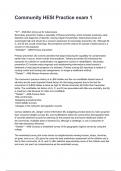Community HESI Practice exam 1 QUESTIONS AND CORRECT DETAILED ANSWERS WITH RATIONALES 2025&sol;2026 &lpar;VERIFIED ANSWERS&rpar; &vert;ALREADY GRADED A&plus;