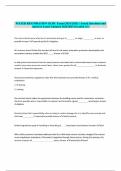 WATER RESTORATION IICRC Exam &lpar;2024&sol;2025&rpar; &vert; Actual Questions and Answers Latest Updated 2024&sol;2025 &lpar;Graded A&plus;&rpar;