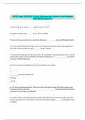 WRT Exam &lpar;2024&sol;2025&rpar; &vert; Actual Questions and Answers Latest Updated 2024&sol;2025 &lpar;Graded A&plus;&rpar;