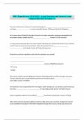 WRT Exam Review &lpar;2024&sol;2025&rpar; &vert; Actual Questions and Answers Latest Updated 2024&sol;2025 &lpar;Graded A&plus;&rpar;