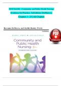 TEST BANK - Community and Public Health Nursing&colon; Evidence for Practice&comma; 3rd Edition &lpar;DeMarco&rpar;&comma;  Chapters 1 - 25 &vert; All Chapters