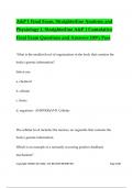A&P 1 Final Exam&comma; Straighterline Anatomy and Physiology 1&comma; Straighterline A&P 1 Cumulative Final Exam Questions and Answers 100&percnt; Pass