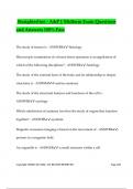 Straighterline - A&P 1 Midterm Exam Questions and Answers 100&percnt; Pass