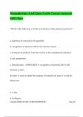 Straighterline A&P Quiz 3 with Correct Answers 100&percnt; Pass
