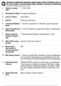 INTERNAL MEDICINE BOARDS ABIM EXAM LATEST VERSION 2023-2024  ACTUAL EXAM 132 QUESTIONS AND CORRECT DETAILED ANSWERS