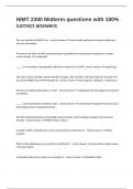 HIMT 2300 Midterm questions with 100&percnt; correct answers