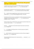 RMLO - Champions School of Real Estate&vert; 109 questions with 100&percnt; correct answers