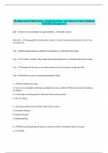 Driving School Final Exam &vert; Actual Questions And Answers Latest Updated 2024&sol;2025 &lpar;Graded A&plus;&rpar;