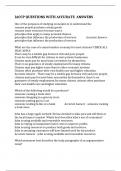 IACCP QUESTIONS WITH ACCURATE  ANSWERS