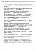   IACCP  QUESTIONS WITH ACCURATE  ANSWERS&lpar;STUDY GUIDE&rpar;