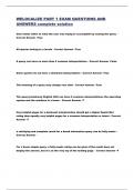 WELOCALIZE PART 1 EXAM QUESTIONS AND ANSWERS complete solution