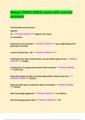 Mango ADEX OSCE exam with correct answers