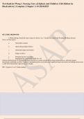 Test bank for Wong's Nursing Care of Infants and Children 11th Edition by  Hockenberry &vert; Complete &vert; Chapter 1-34 2024&sol;2025