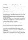 C810 - Foundations of Data Management Questions & answers &vert; Rated A&plus; &lpar;2024&sol;2025 Exam