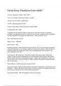 Family Nurse Practitioner Exam AANP Questions & answers | Rated A+ (2024/2025 Exam Explained