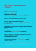 NNP Practice Exam with correct solutions
