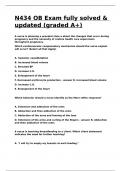 N434 OB Exam fully solved & updated &lpar;graded A&plus;&rpar;&period;