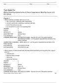TEST BANK FOR Medical Assisting Administrative & Clinical Competencies &lpar;MindTap Course List&rpar; 9thEdition by Michelle Blesi Chapter 1-58&lpar; 100&percnt; Complete and Verified&rpar;